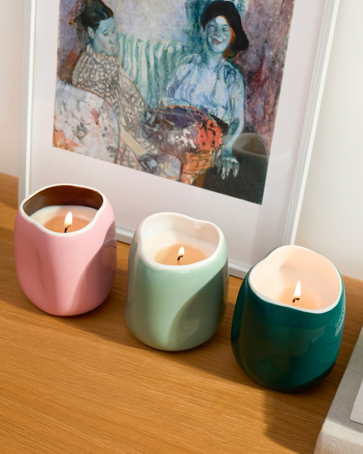João Duftkerze Soft Bloom salbei hellblau