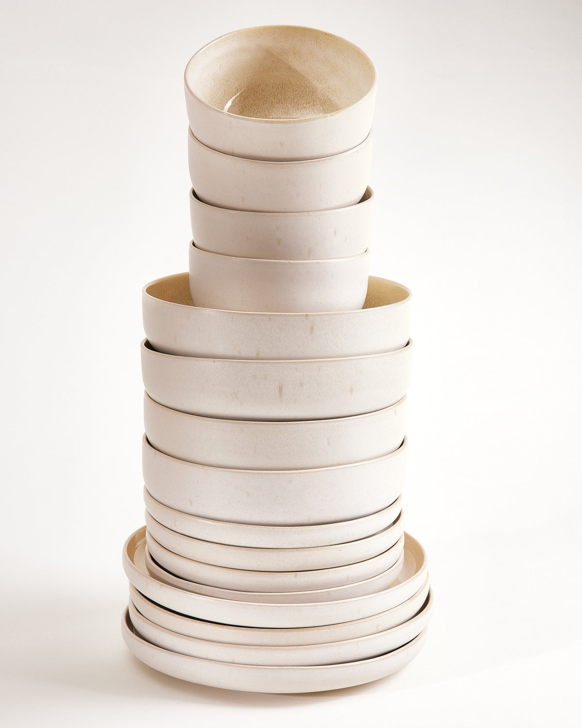 Lorosa Geschirr-Set modern sand 16-teilig