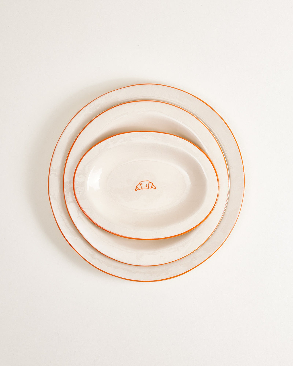 MaM x Sabre Paris - Large plate orange