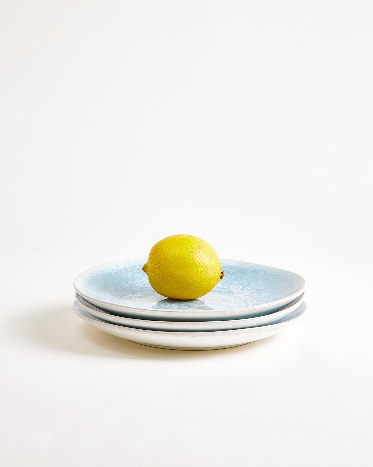 Alcachofra Teller klein grünblau