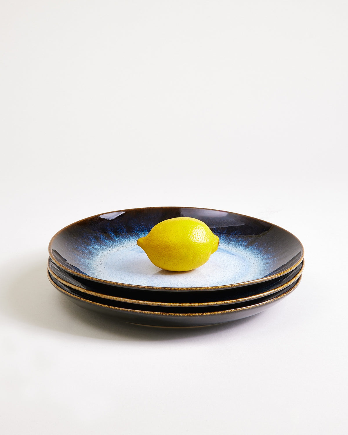 Alcachofra Teller groß schwarzblau