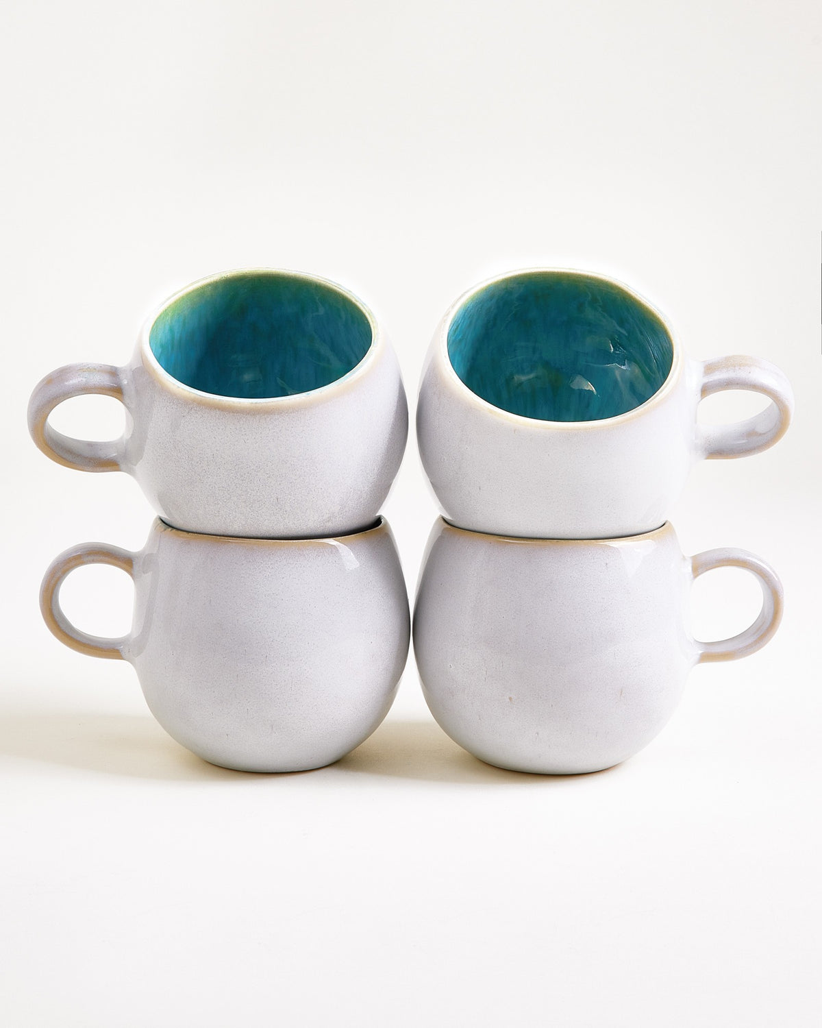 Areia Tasse groß aqua 4er-Set