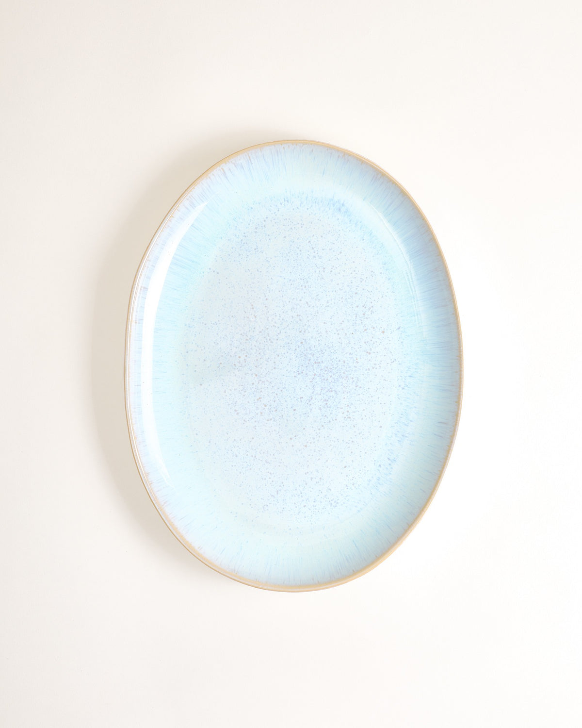 Areia Servierplatte L oval azur