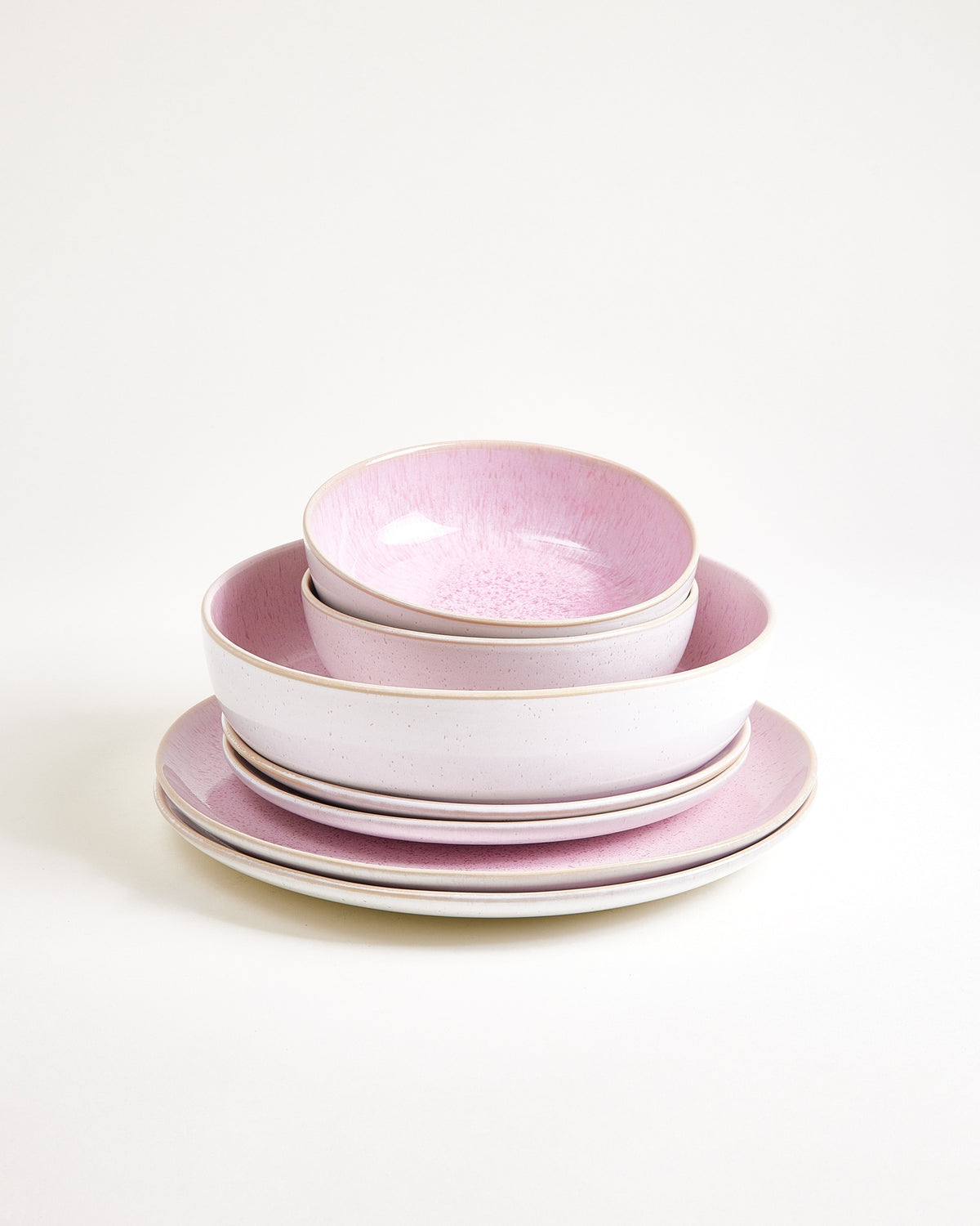 Areia Geschirr-Set modern rosé 7-teilig