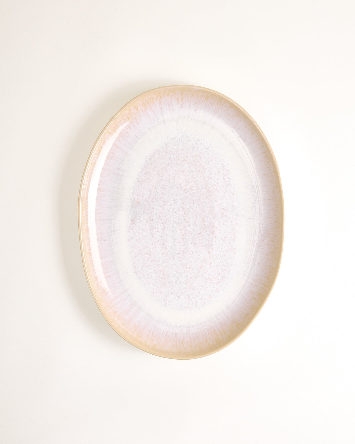 Areia Servierplatte L oval sand