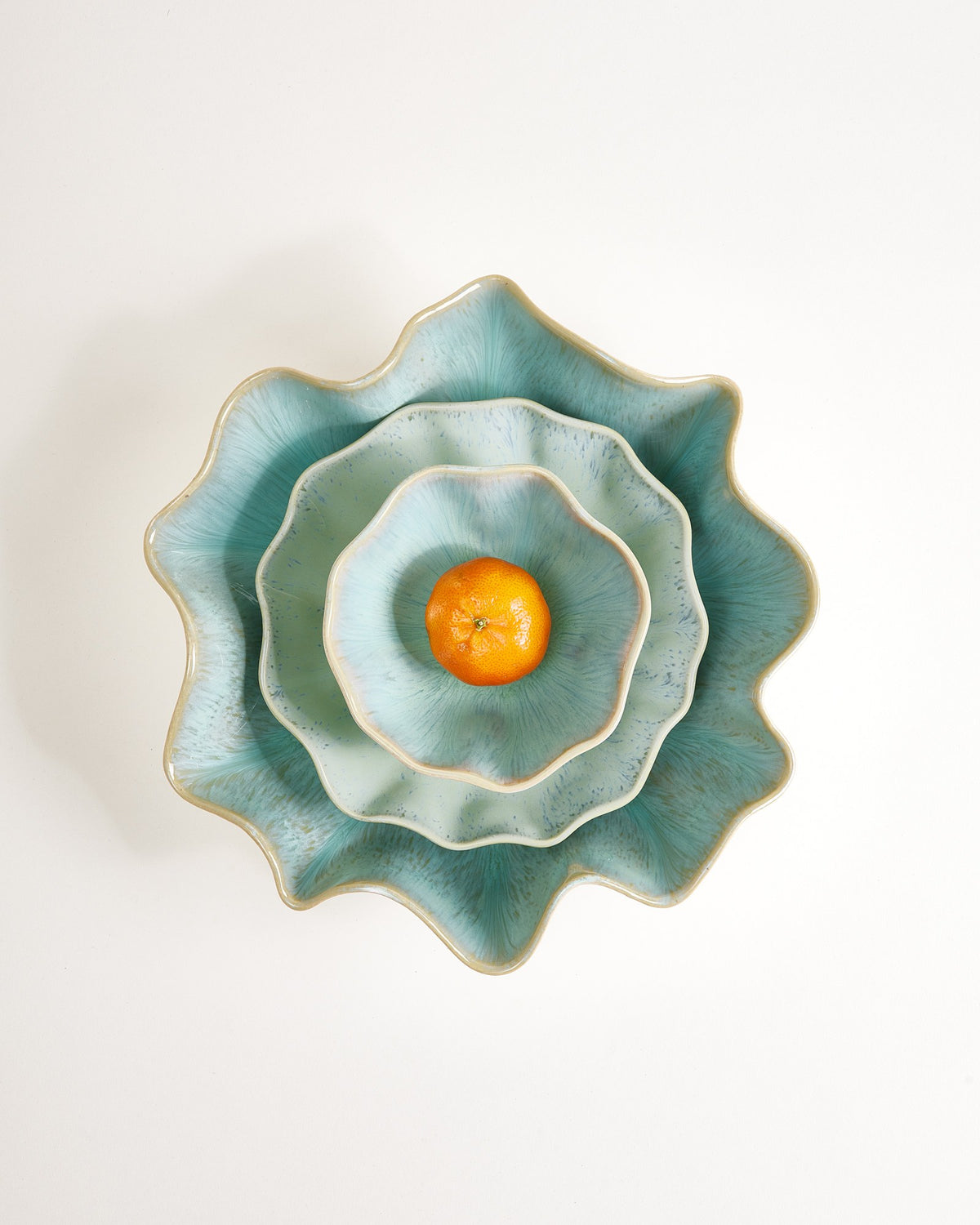 Areia Geschirr-Set shell mint 3-teilig
