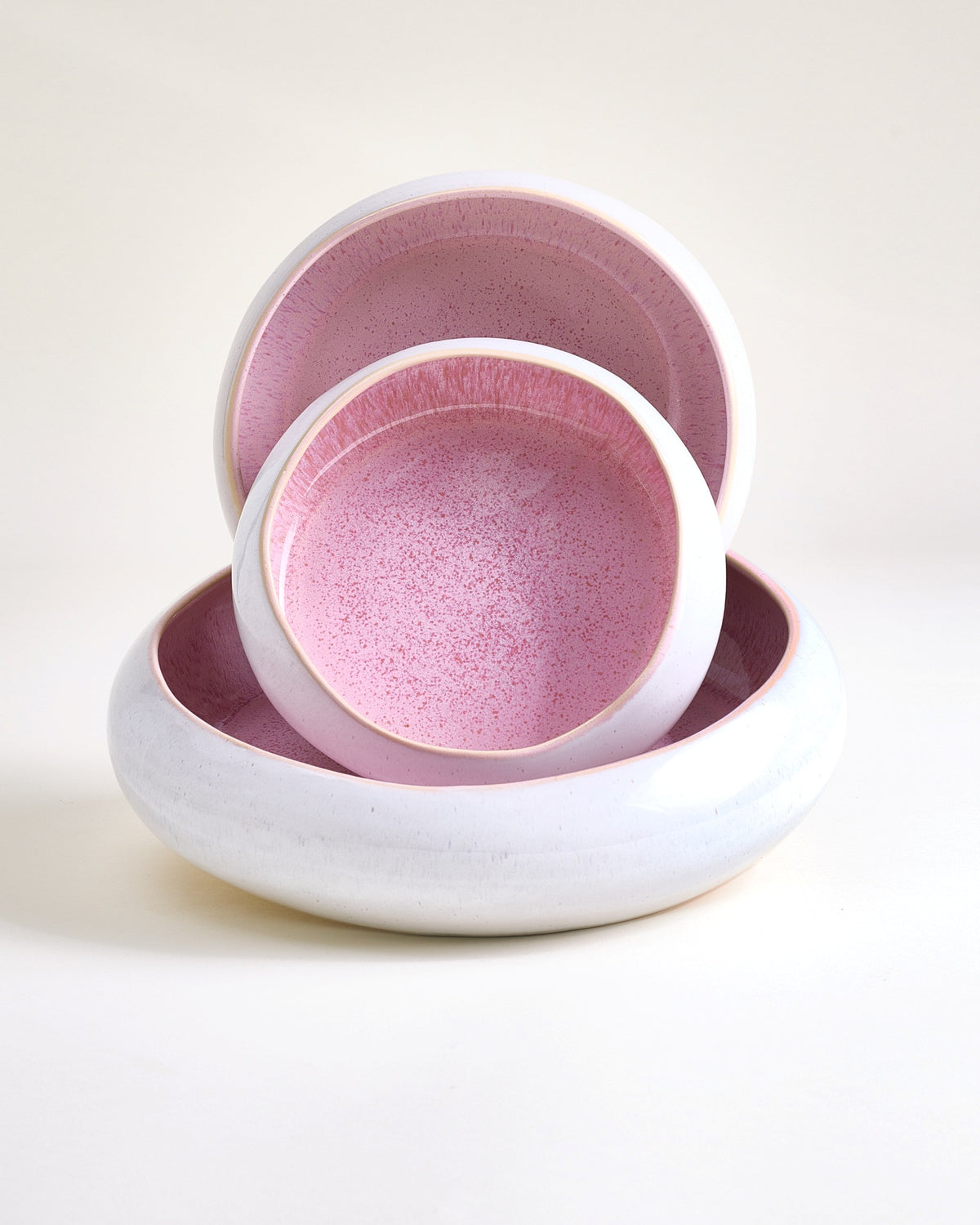 MaM x aripastaclub - Set di stoviglie organico Areia rosa Set da 3