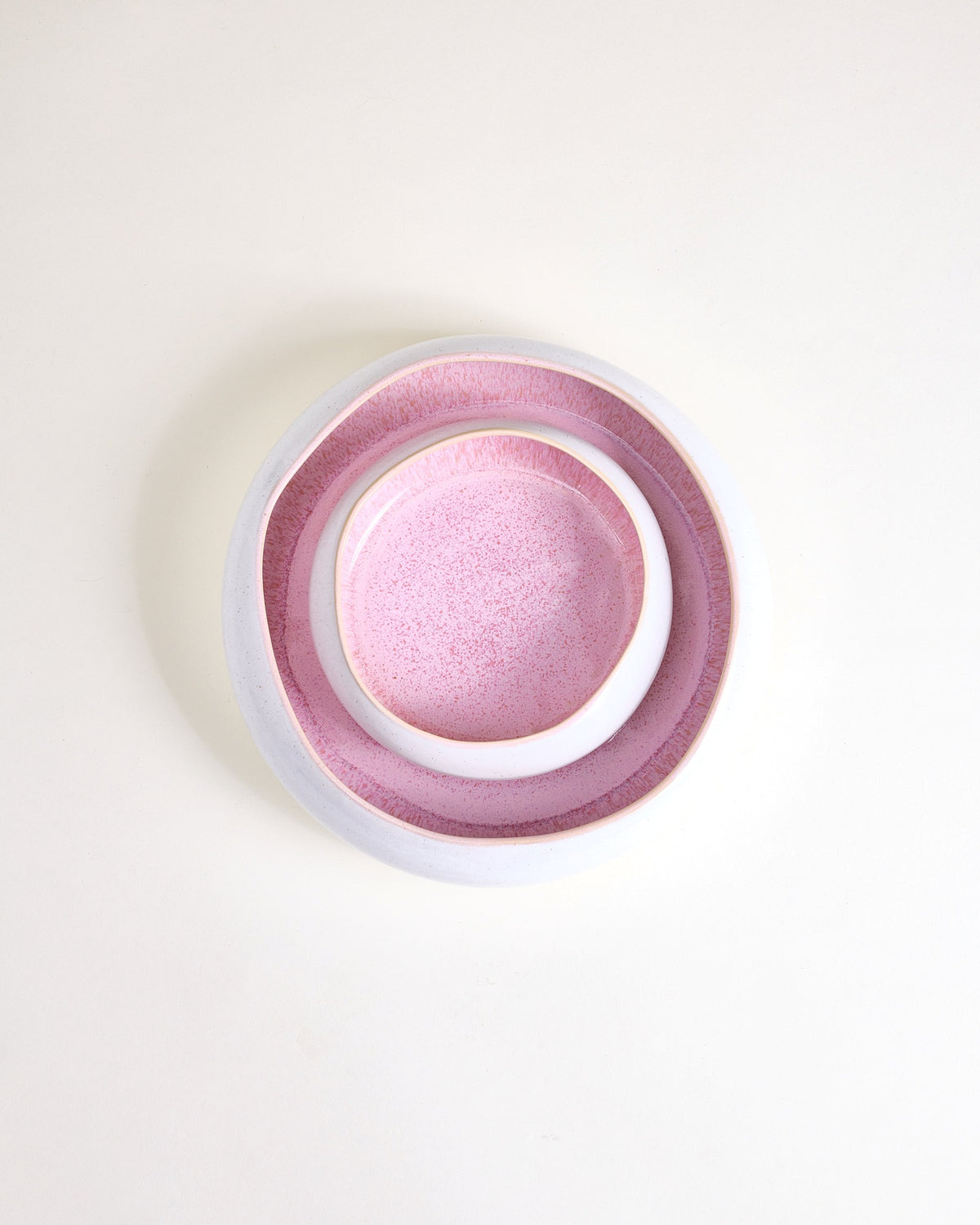 MaM x aripastaclub - Set di stoviglie organico Areia rosa Set da 3