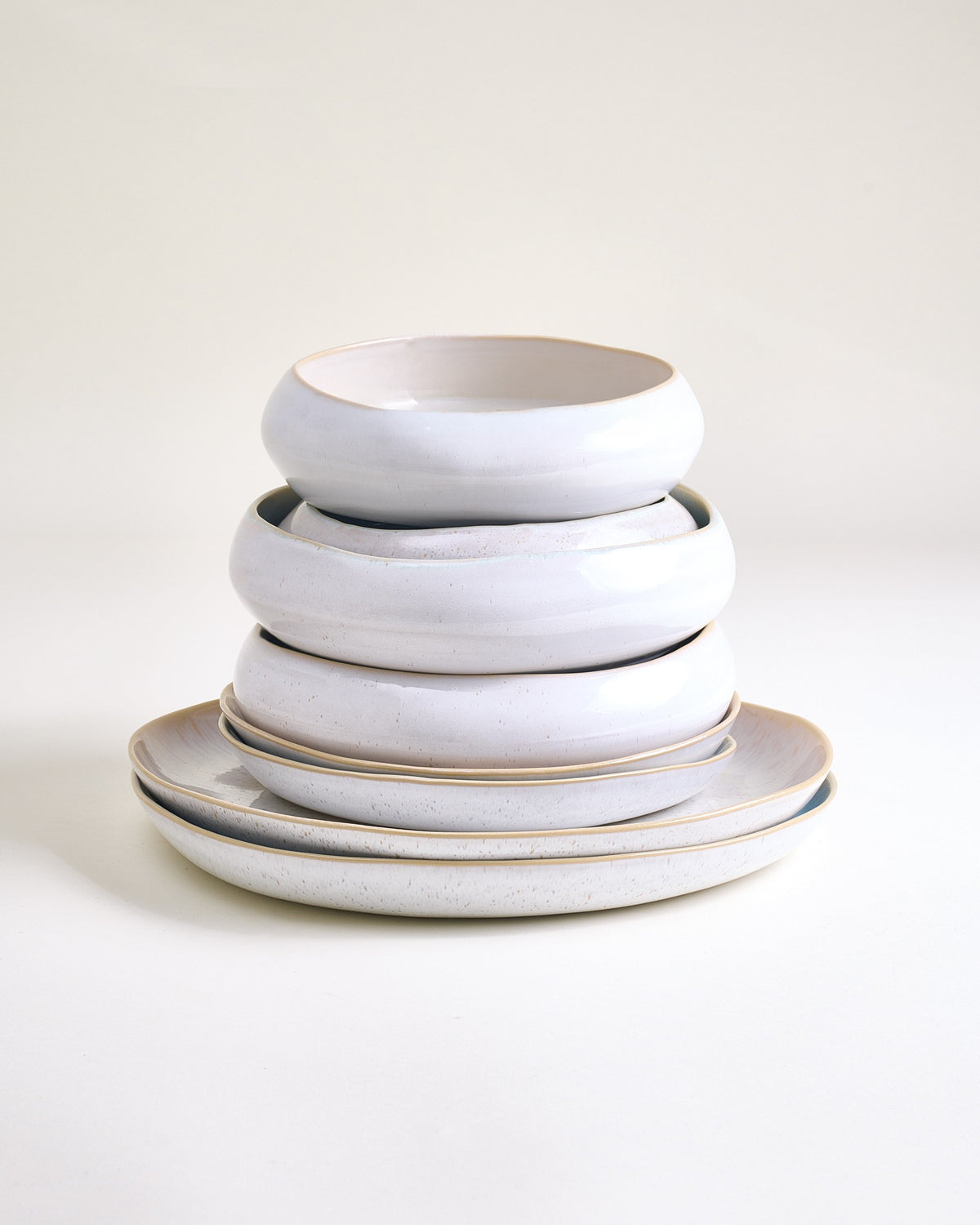MaM x aripastaclub - Set di stoviglie organico sabbia 8 pezzi