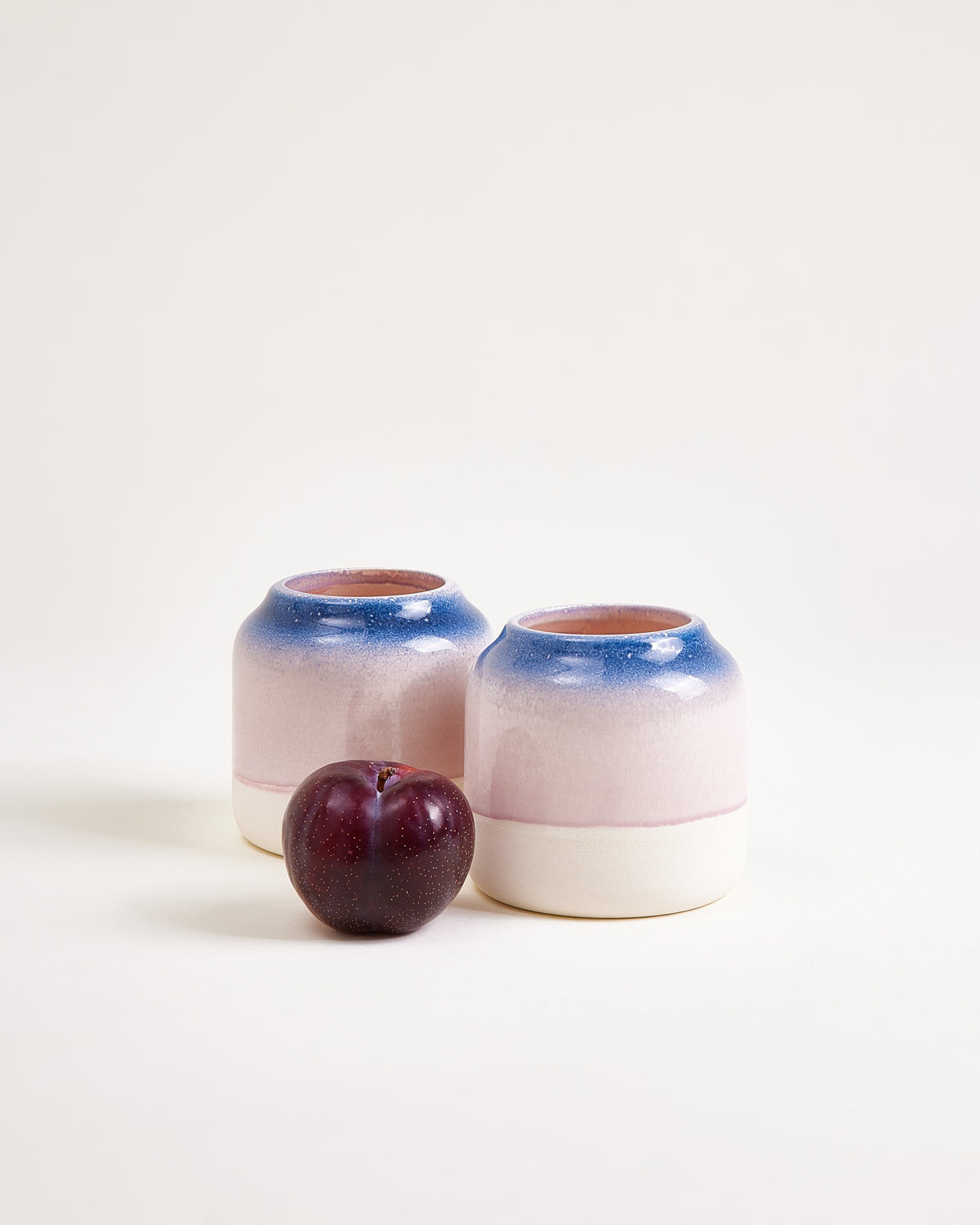 Bebé Vase S gesprenkelt blau rosa