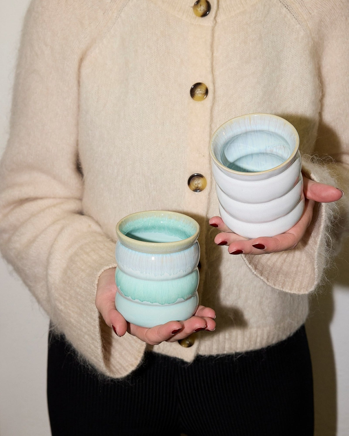 Bica Becher groß bubble mint