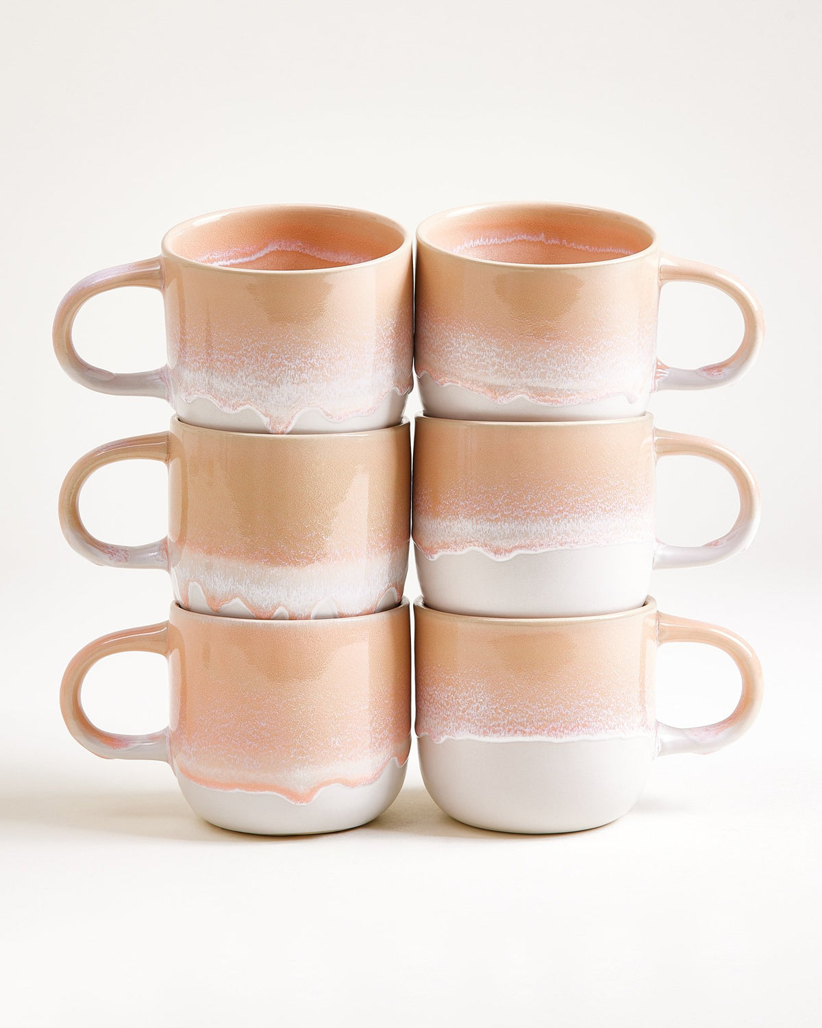 Coimbra Tasse groß apricot 6er-Set