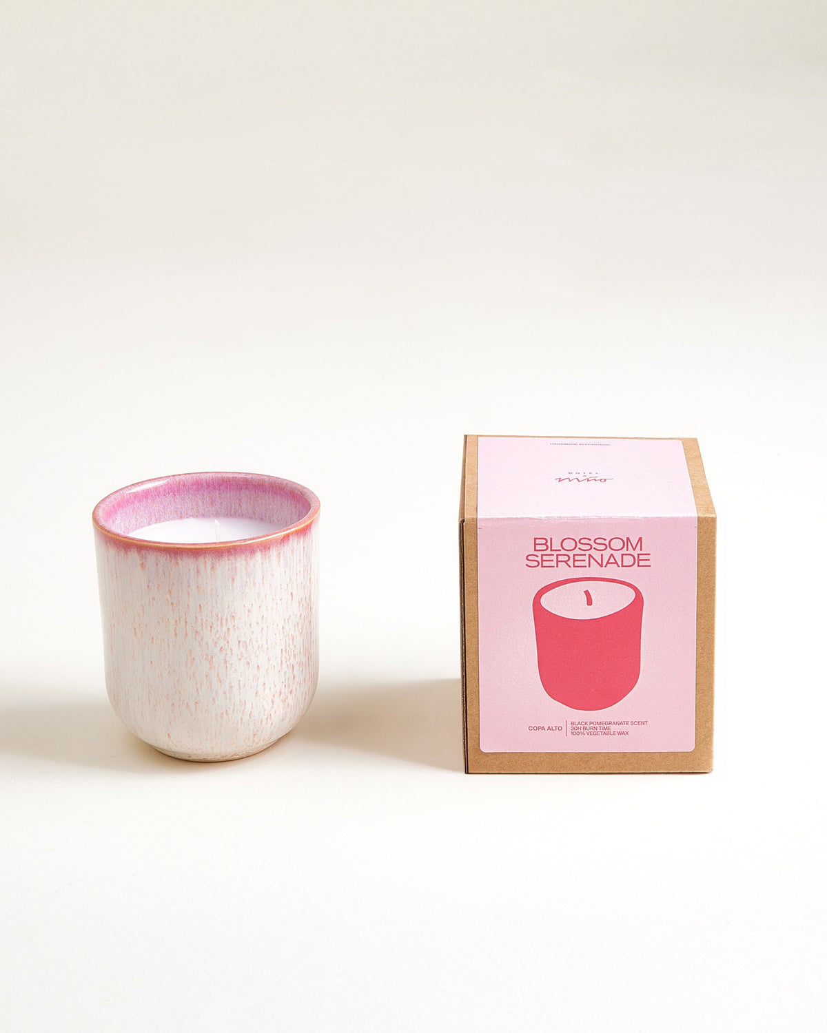 Copa Alto Duftkerze Blossom Serenade rosa