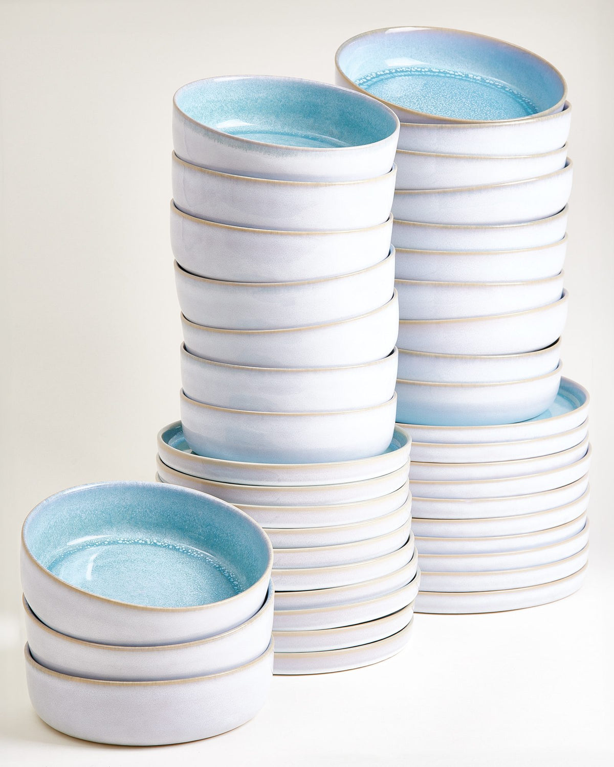 Cordoama - Tableware set modern aqua 40 pieces