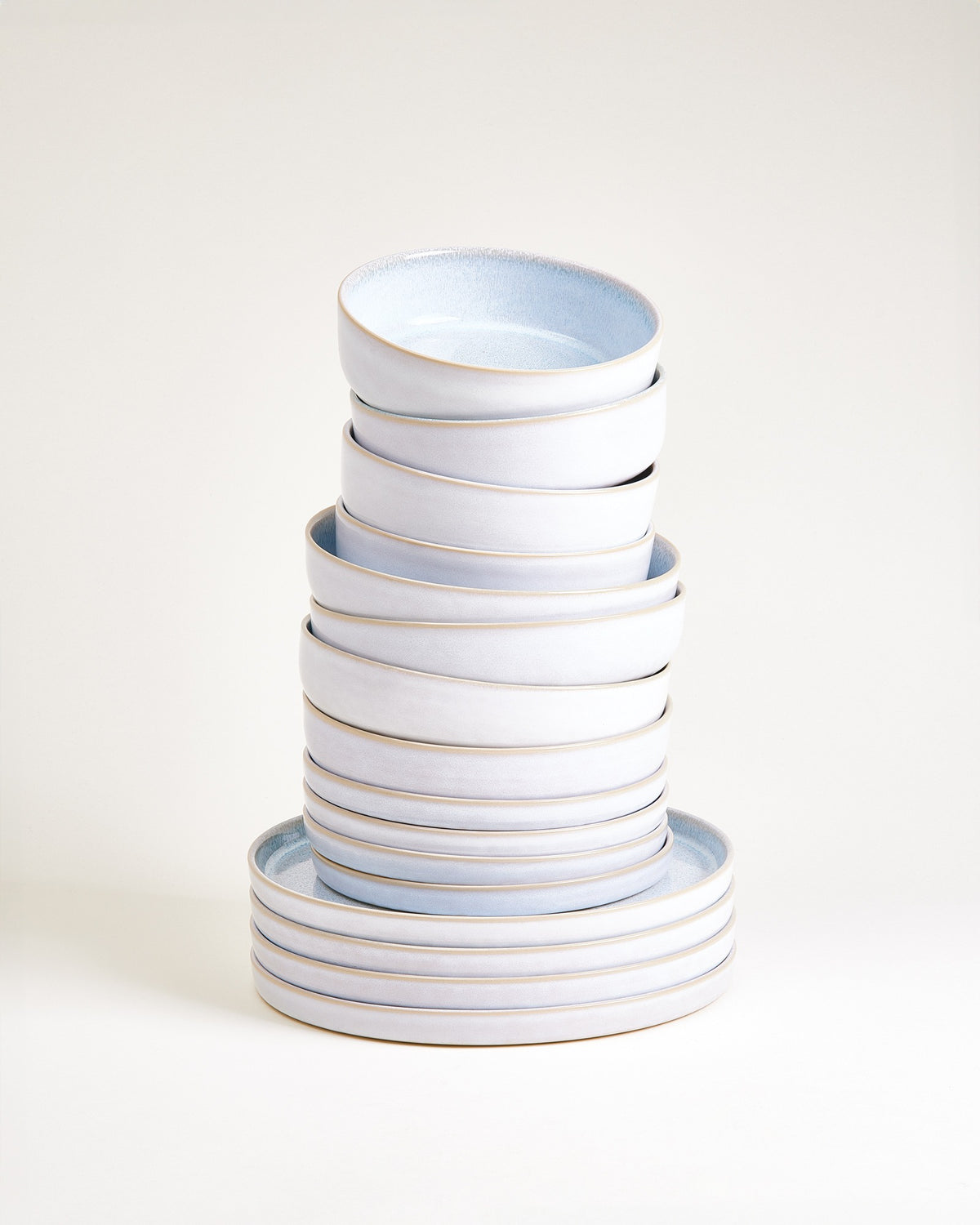 Cordoama Geschirr-Set modern azur 16-teilig