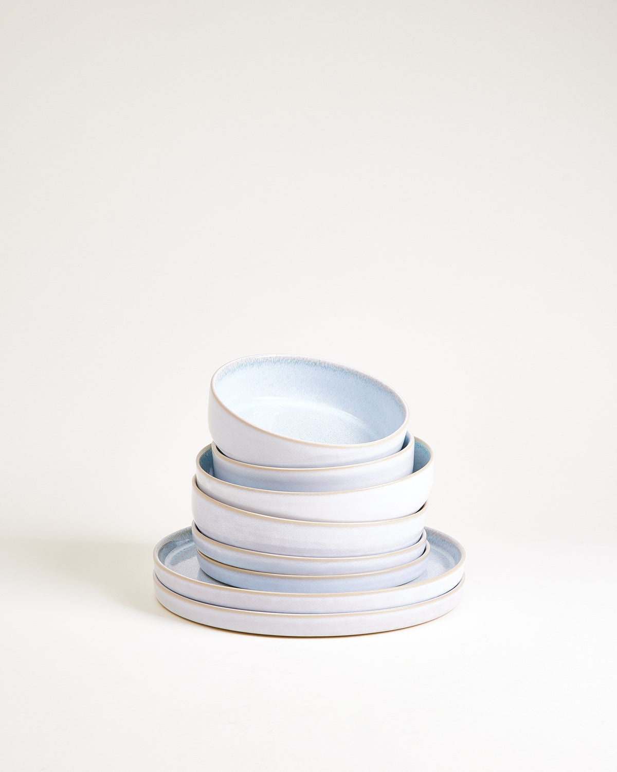 Cordoama Geschirr-Set modern azur 8-teilig