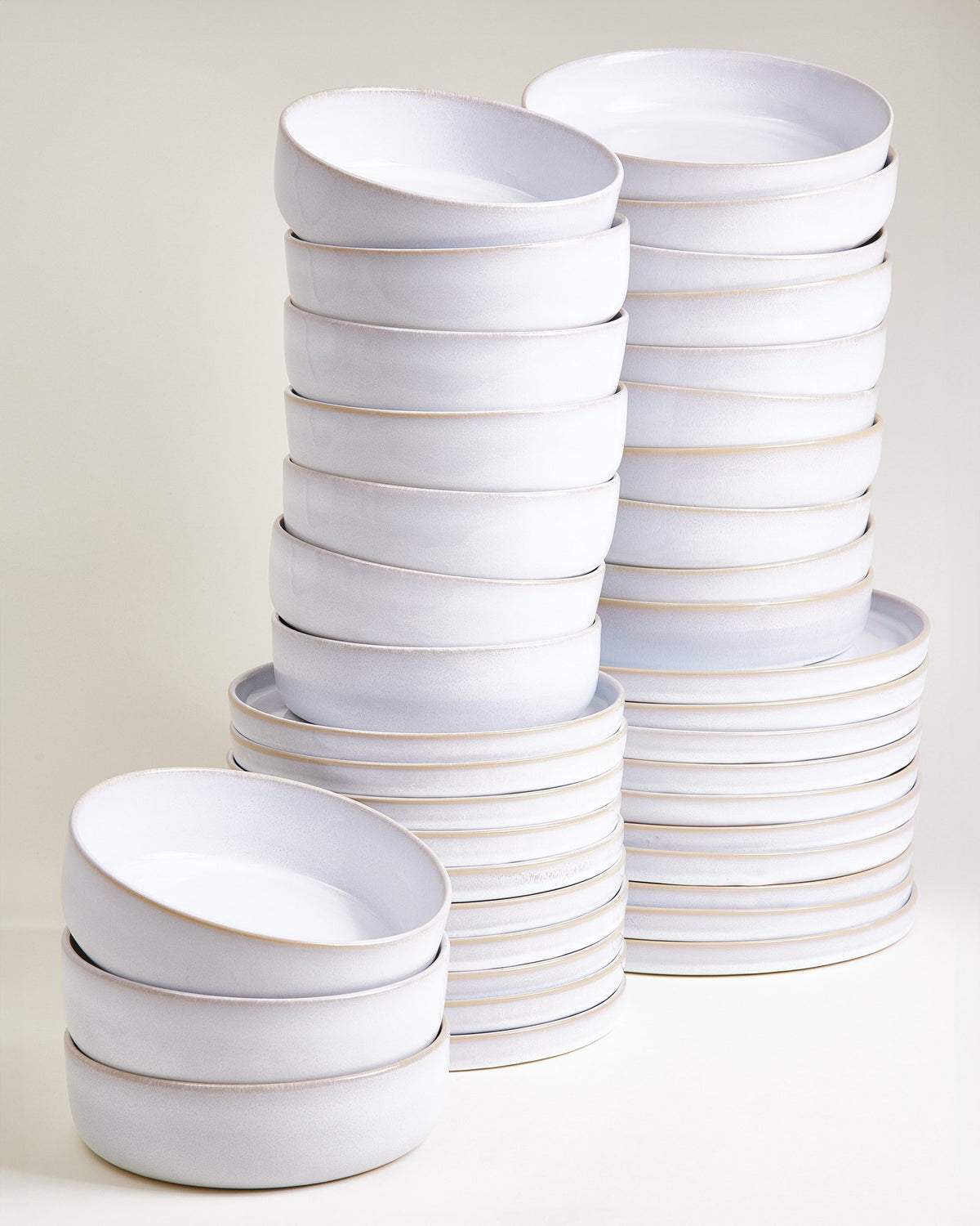 Cordoama - Tableware set modern white 40 pieces