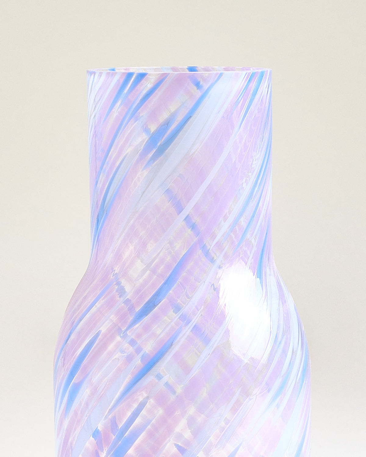 Joia - Caraffa in vetro drops blu viola