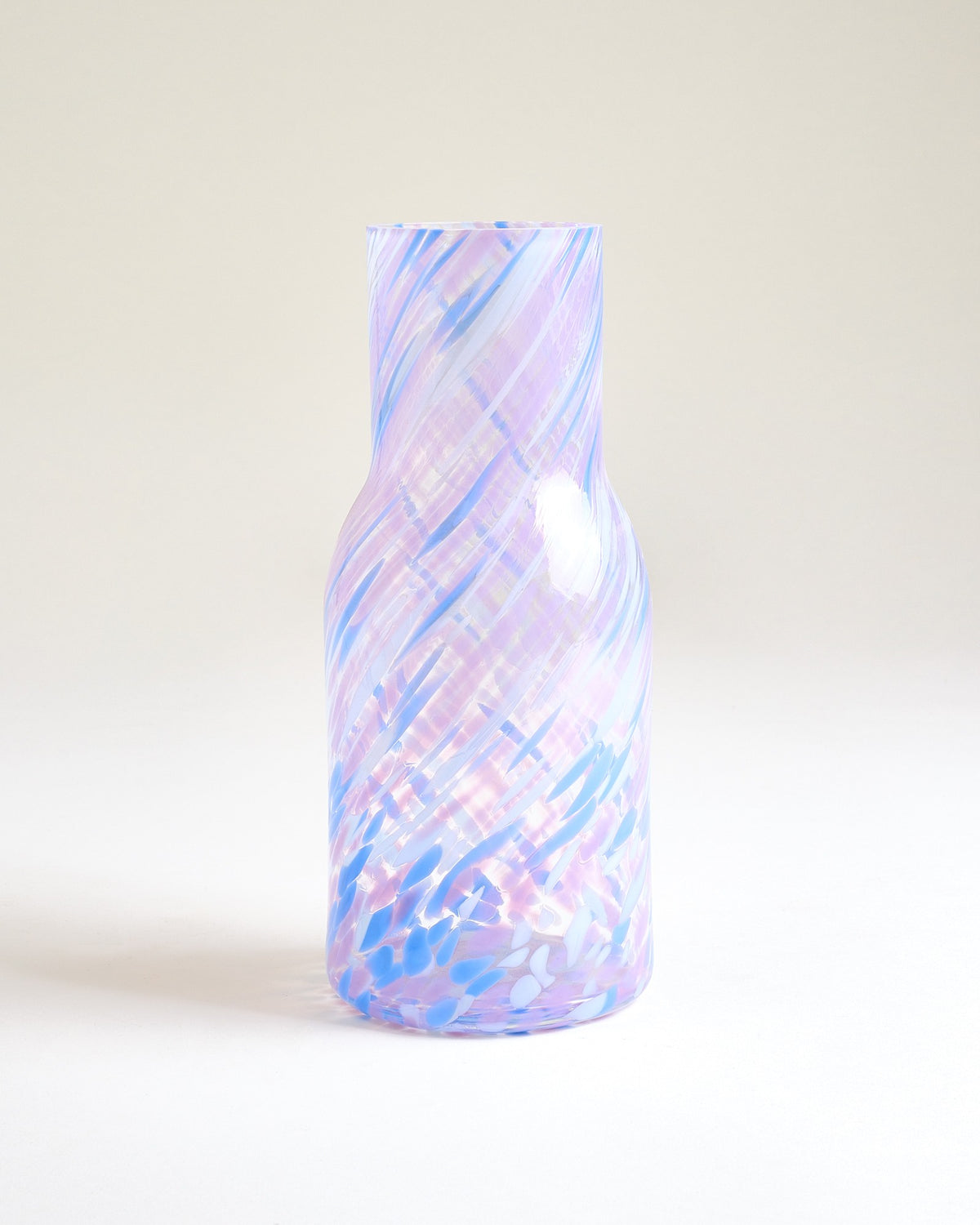 Joia - Caraffa in vetro drops blu viola