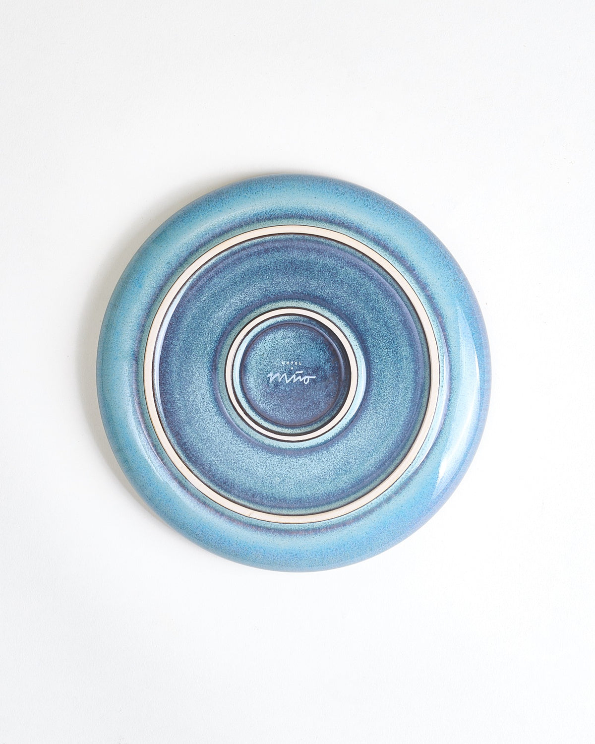 Madeira Teller groß modern grünblau