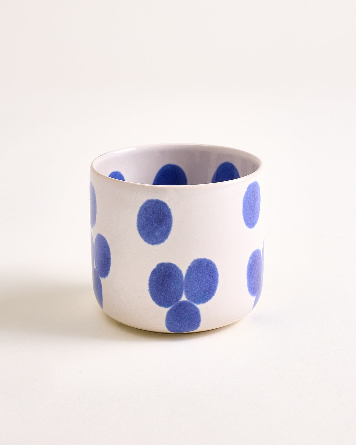 Nódoa - Large cup dotted blue