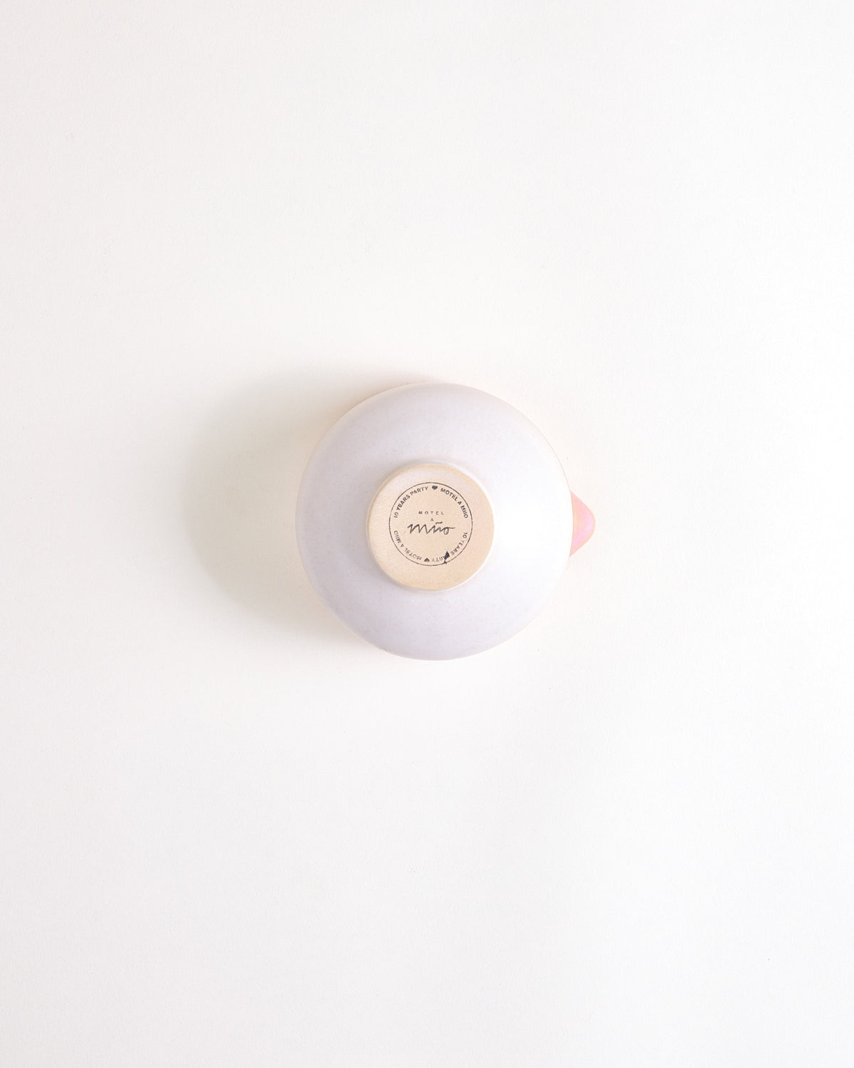 Nódoa Matcha Schale organic dipped rosa grün