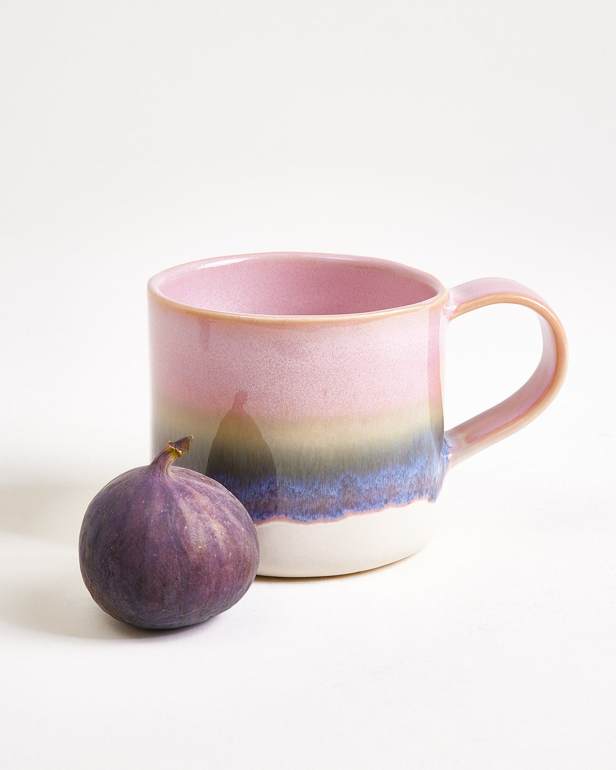 Nódoa Tasse groß dipped rosa grün