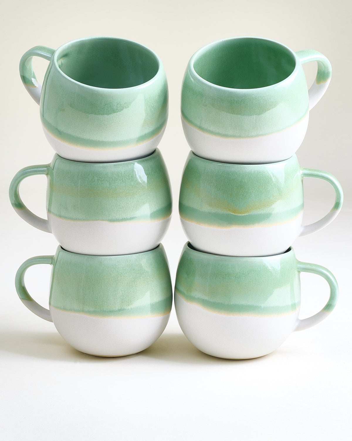 Nola Tasse groß grün 6er-Set