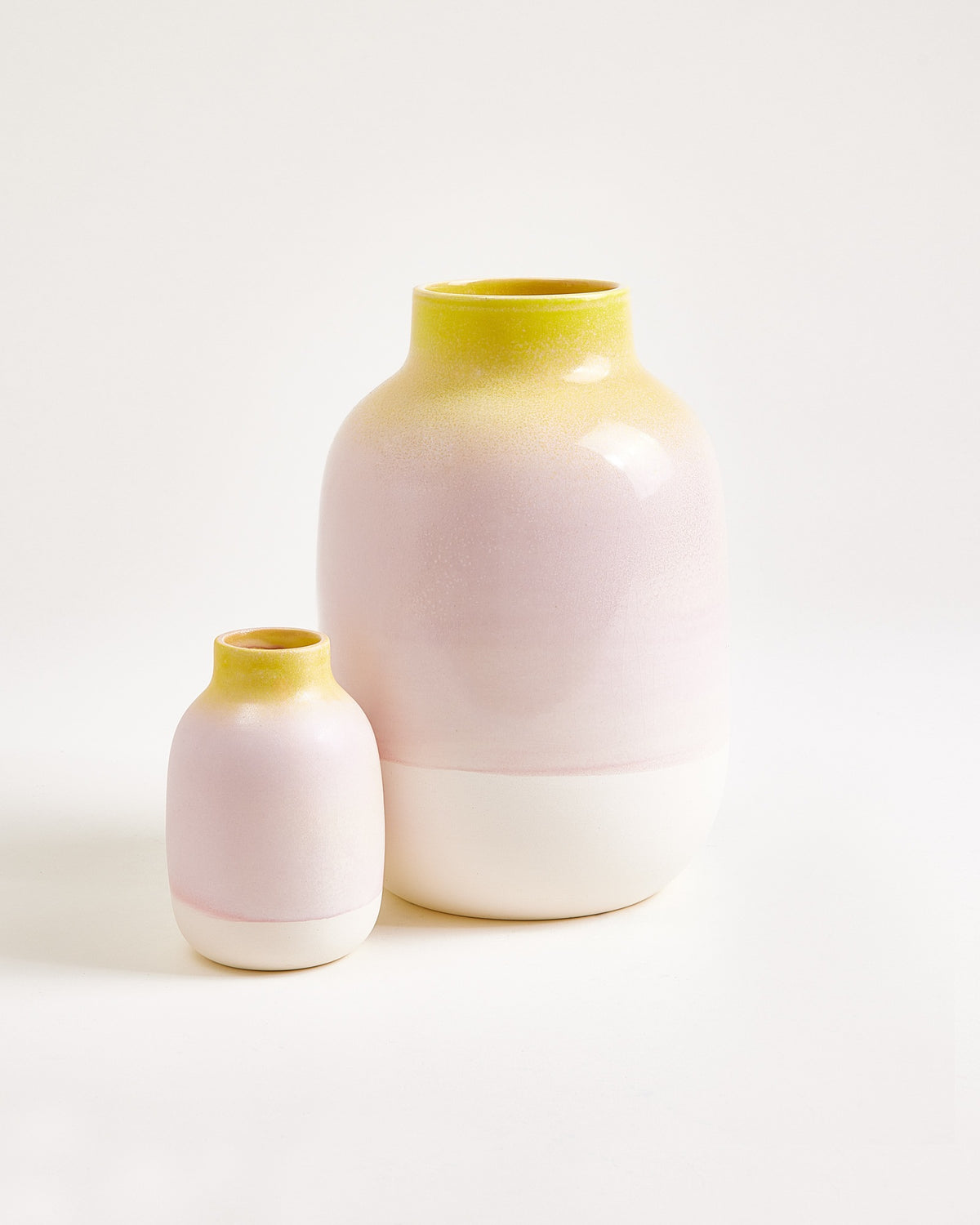 Nuno - Vase S speckled yellow pink