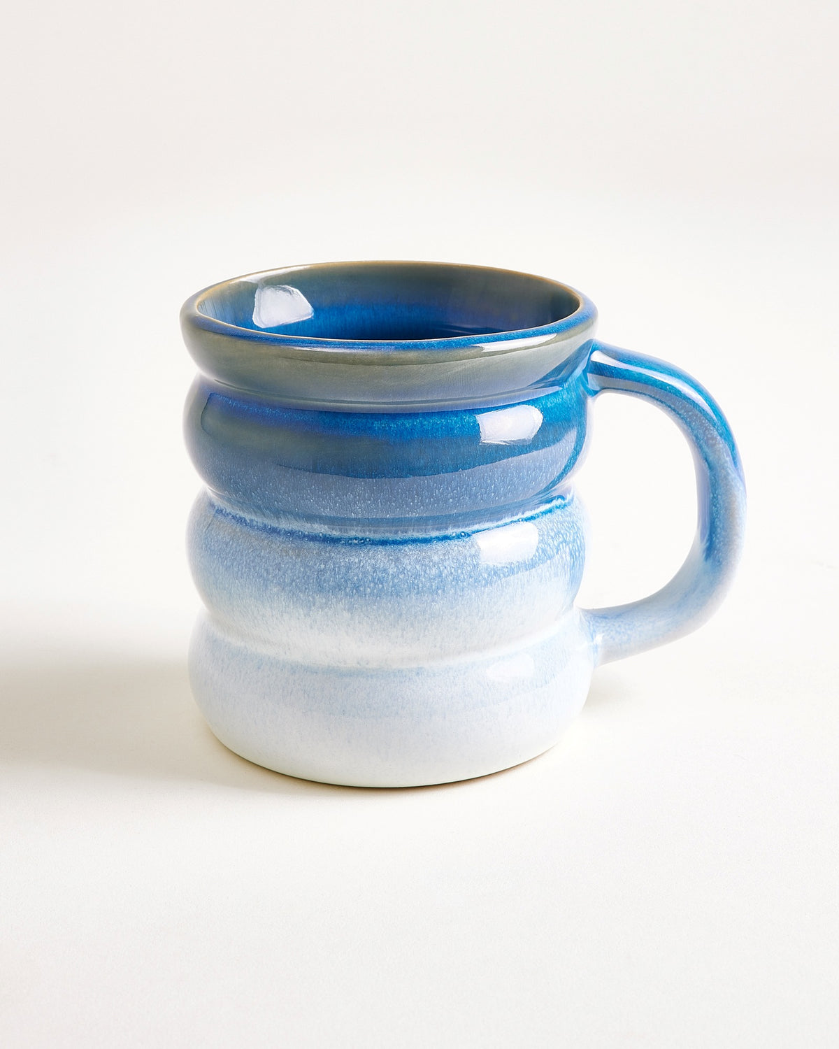 Ombra - Large mug Bubble dark blue light blue