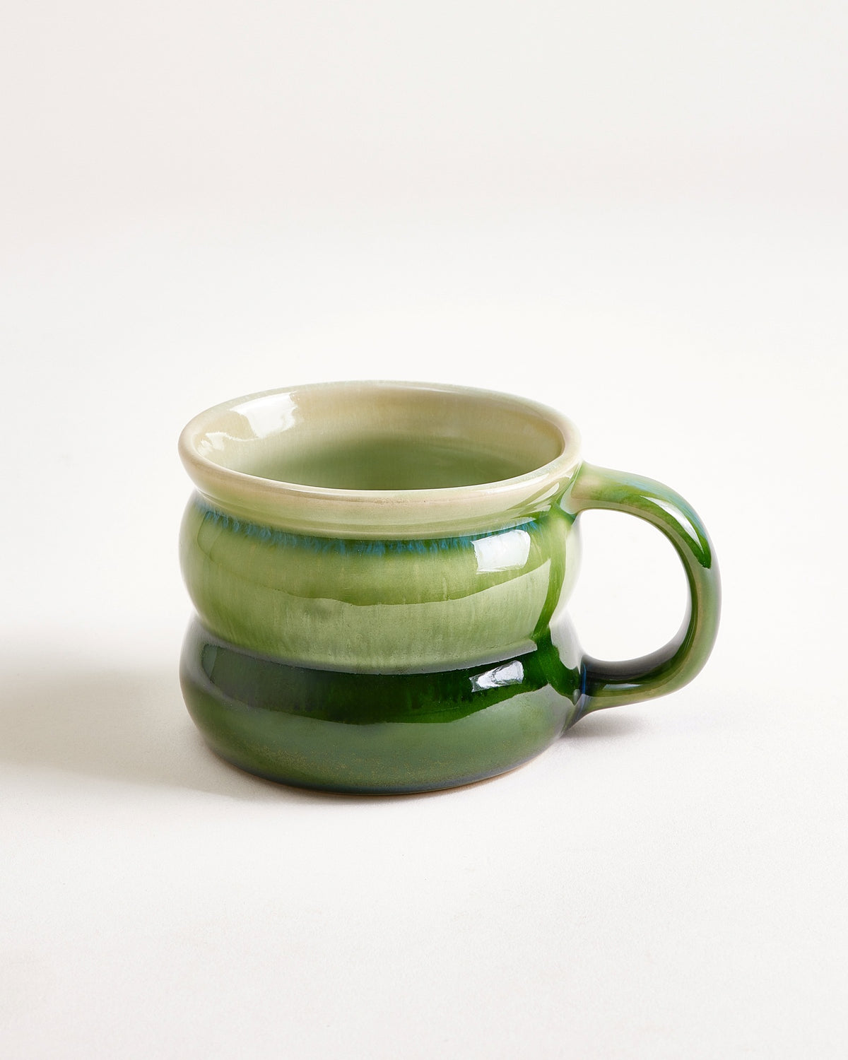 Ombra - Small mug Bubble green dark green