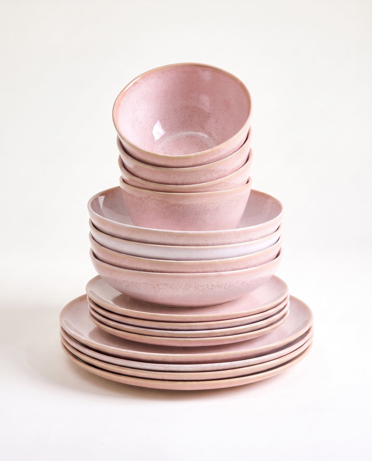 Orla Geschirr-Set classic rosé 16-teilig