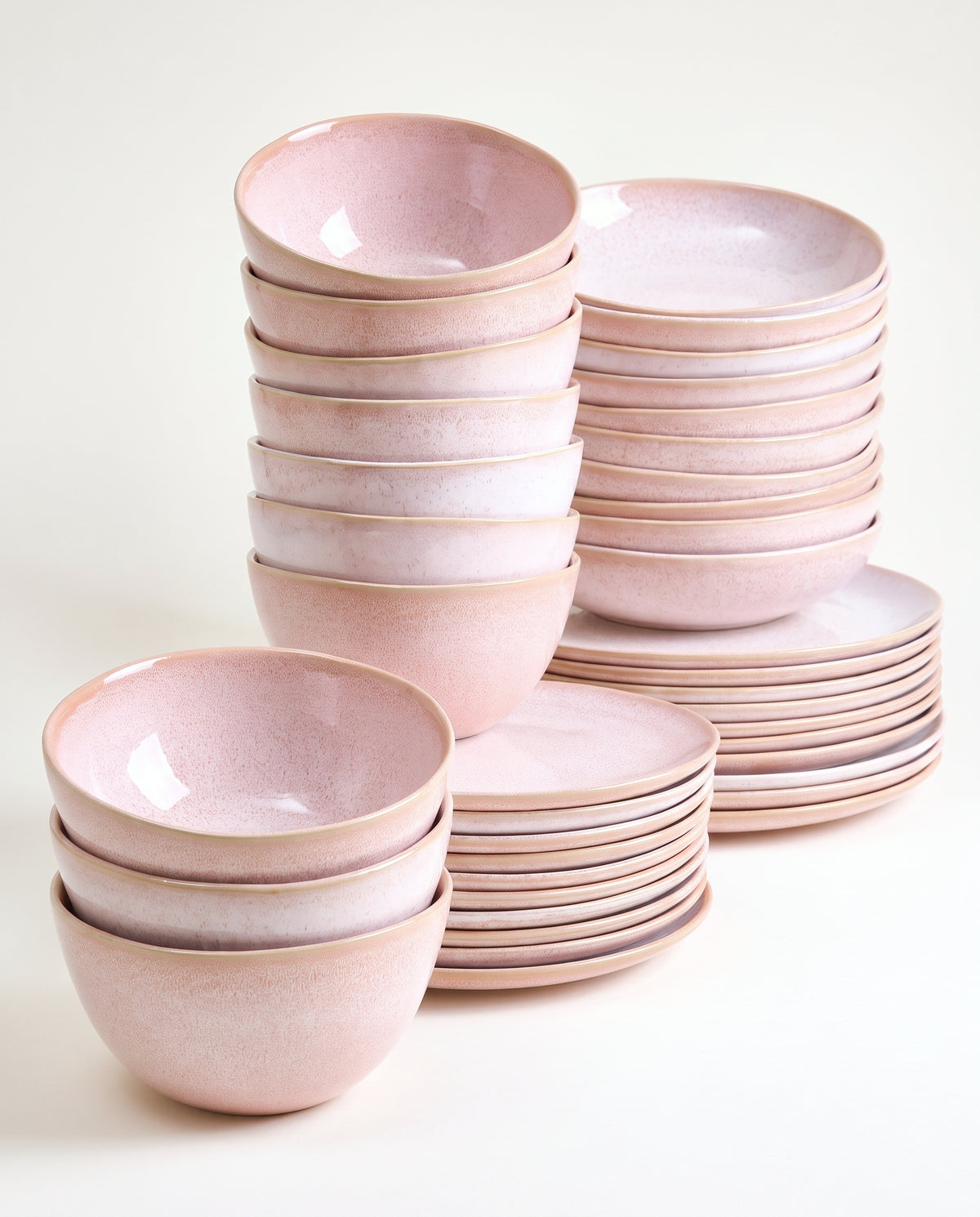 Orla - Tableware set classic rosé 40 pieces