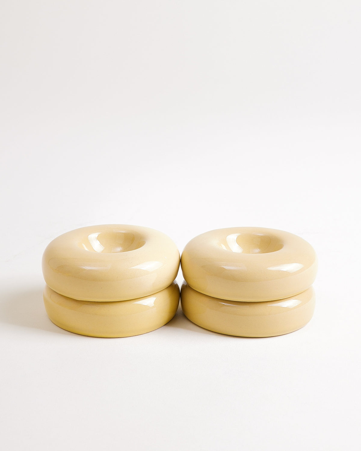 Seia - Egg cup yellow Set of 4