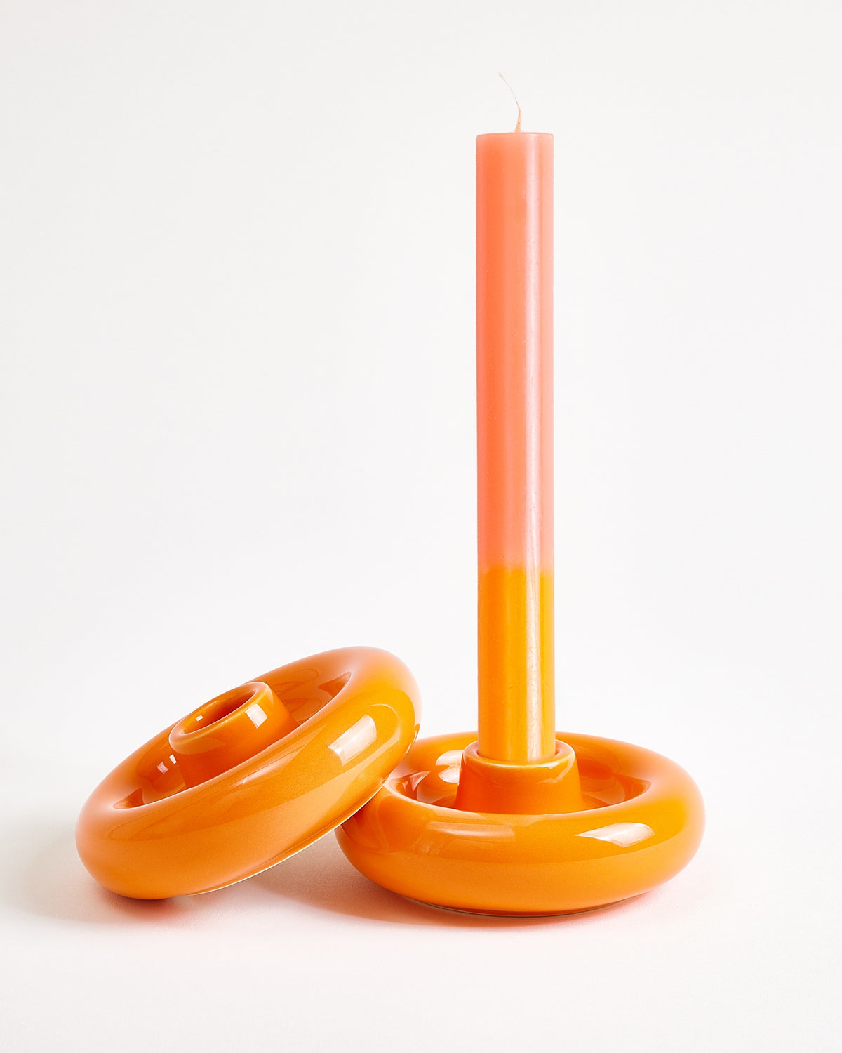 Seia Kerzenhalter groß orange