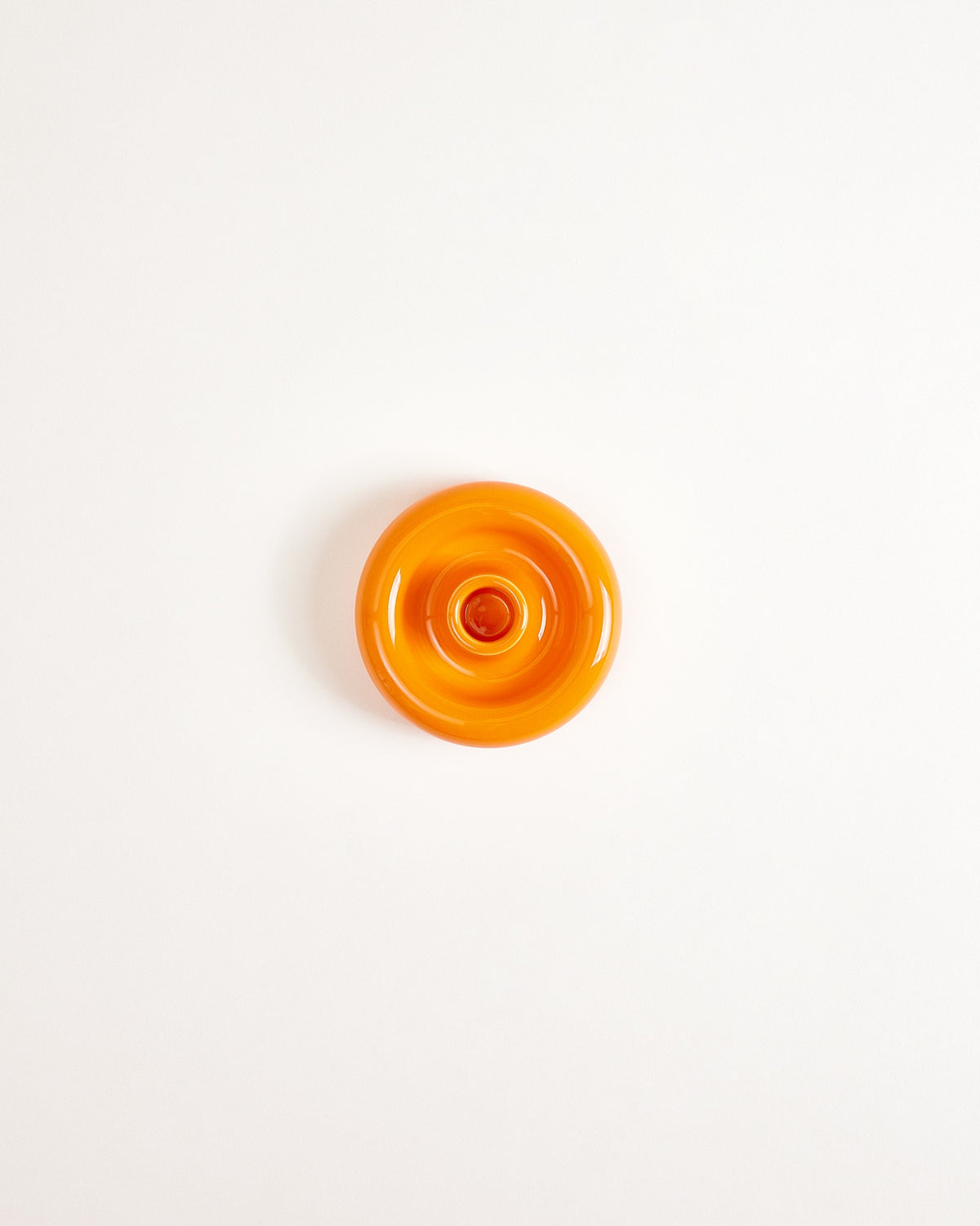 Seia - Large candlestick orange