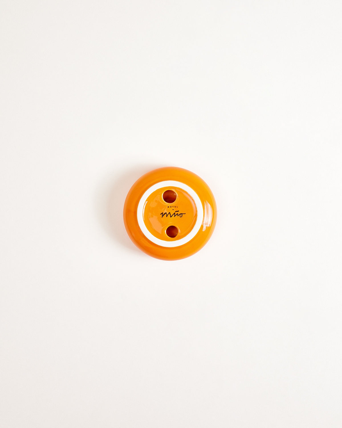 Seia - Large candlestick orange