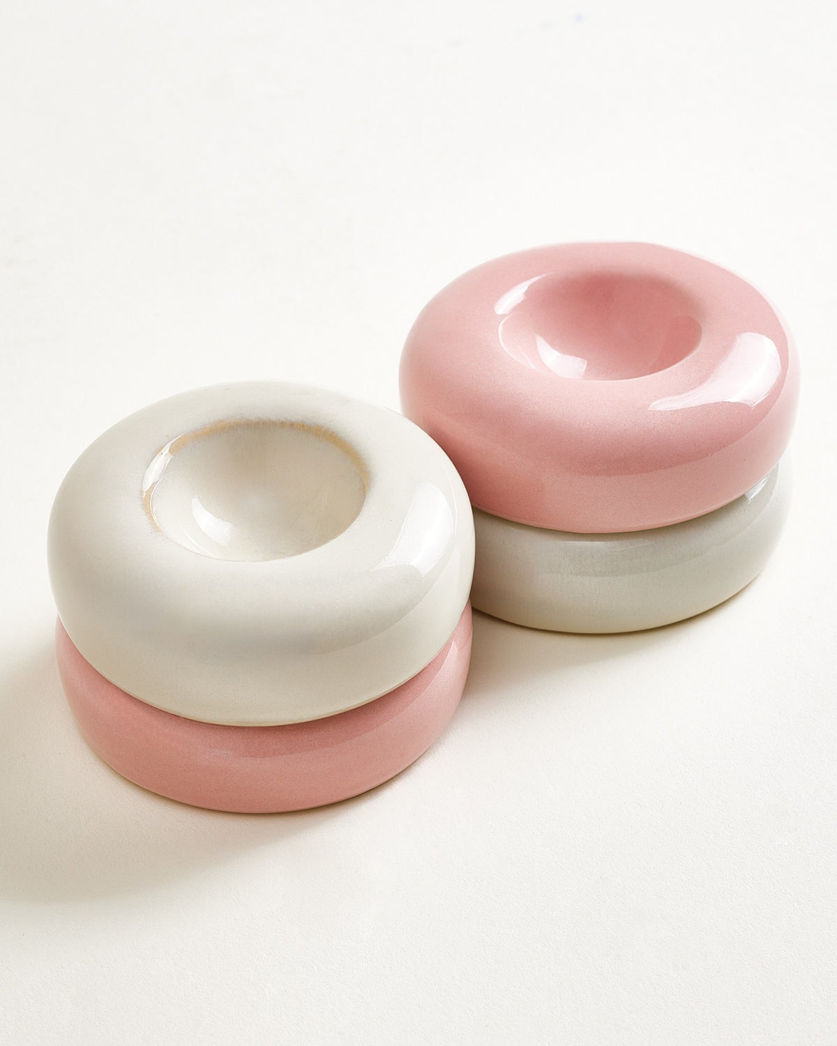 Seia - Egg cup pink sand, set of 4