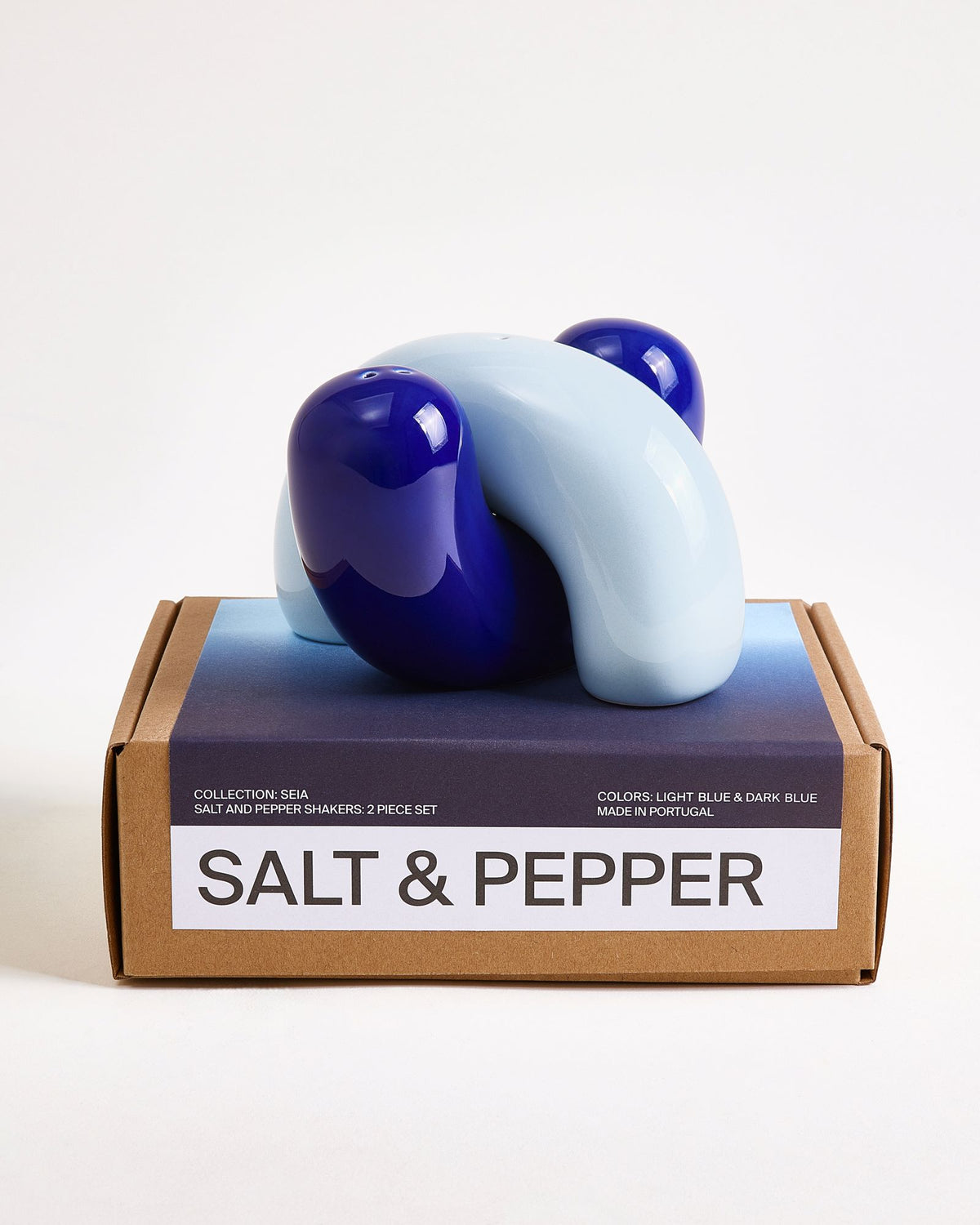 Seia Salz- & Pfefferstreuer hellblau dunkelblau