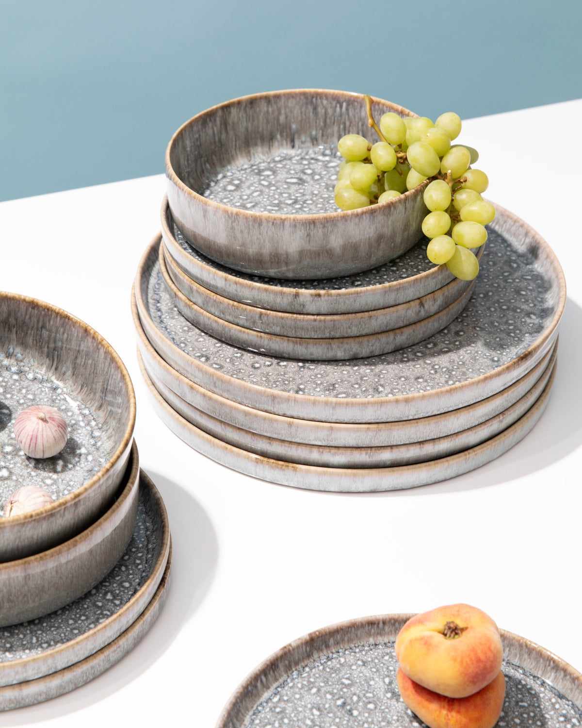 Cordoama - Grande assiette moderne gris