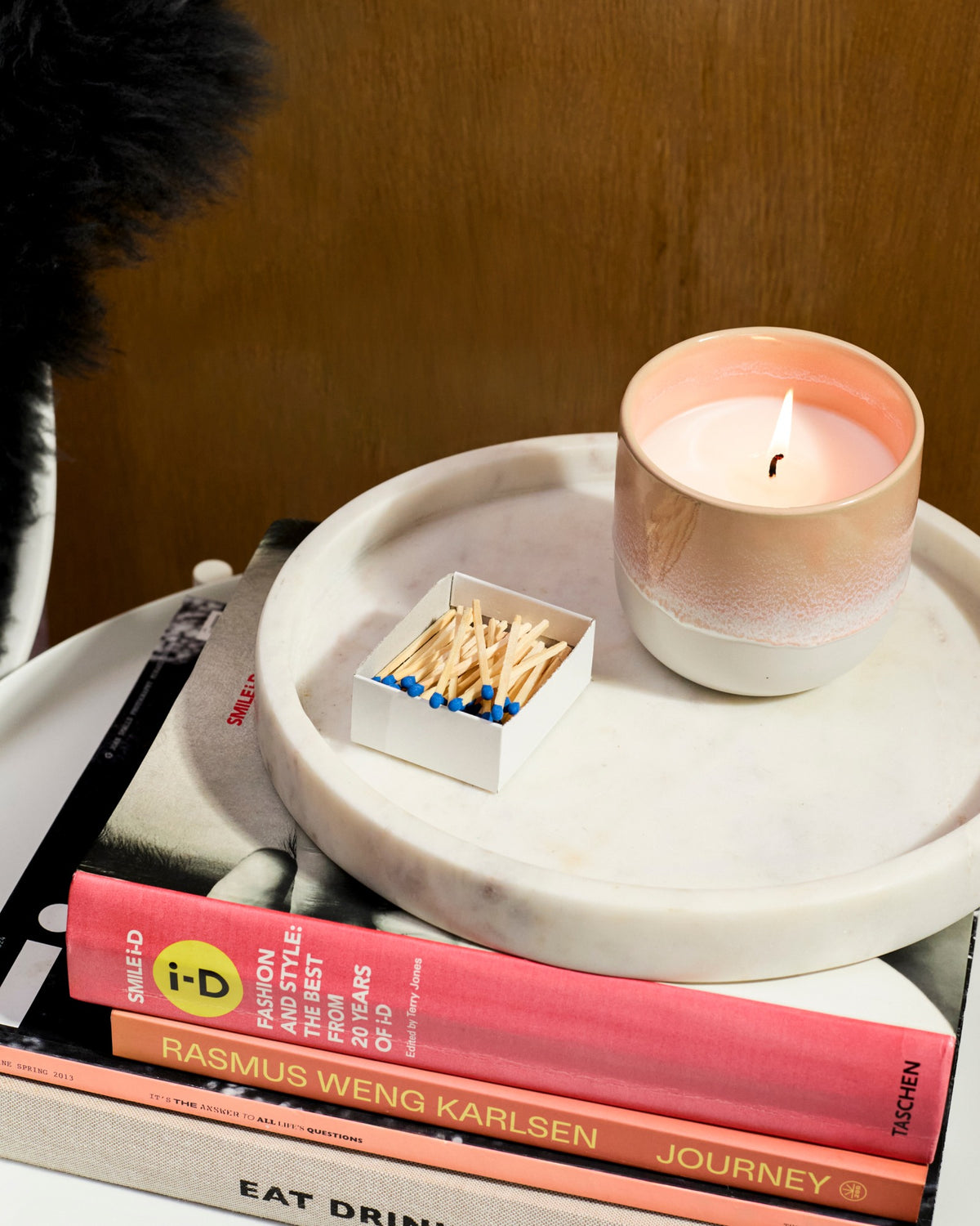 Coimbra - Scented candle Mediterranean Breeze apricot