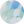 Alegria Glas groß blau