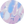 Alegria Glas groß lila blau