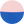 Cogumelo Glaslampe rosa blau