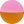 Cogumelo Glaslampe rosa gelb
