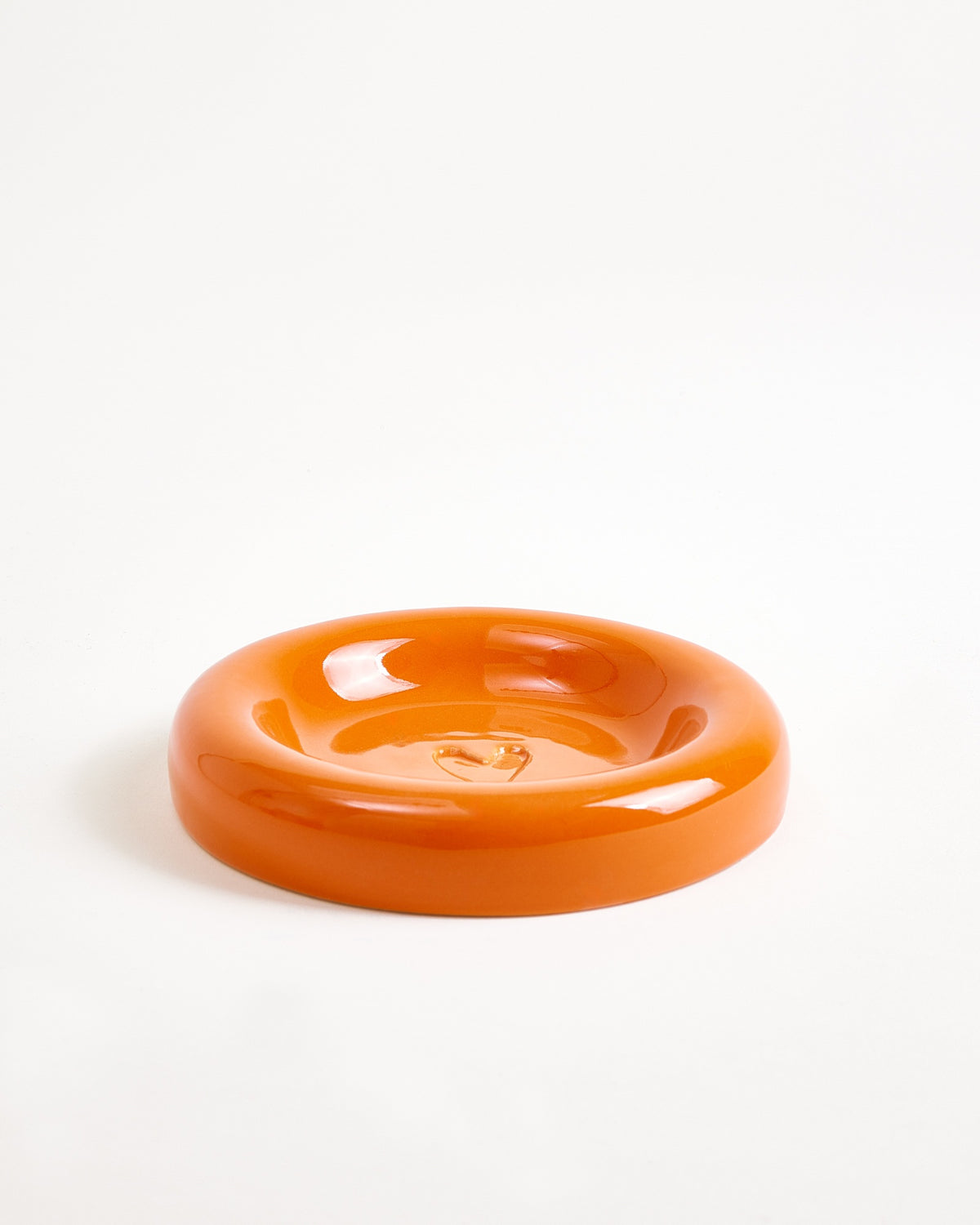 Seia Tasse & Untertasse Herz orange rosa
