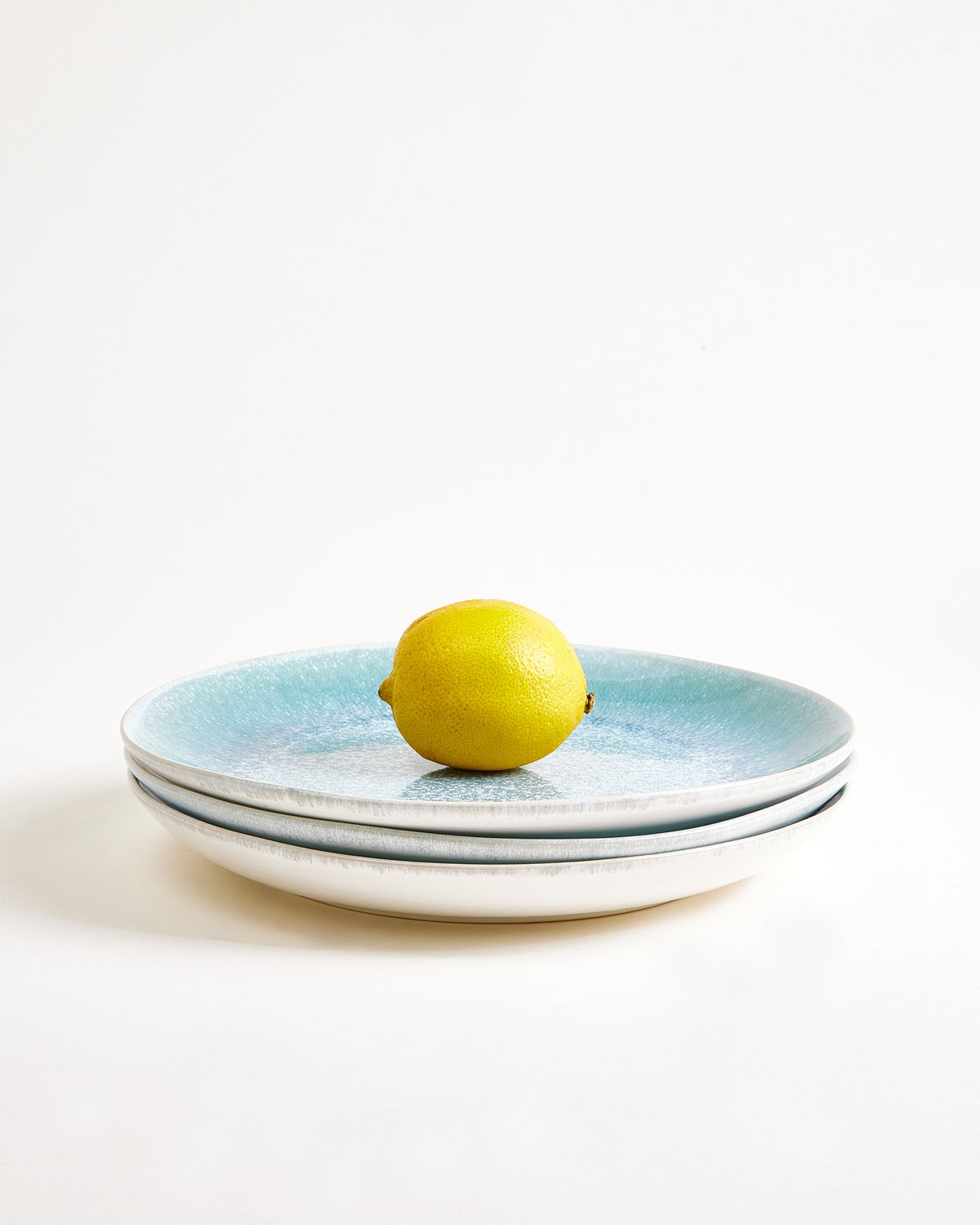 Alcachofra - Large plate green-blue