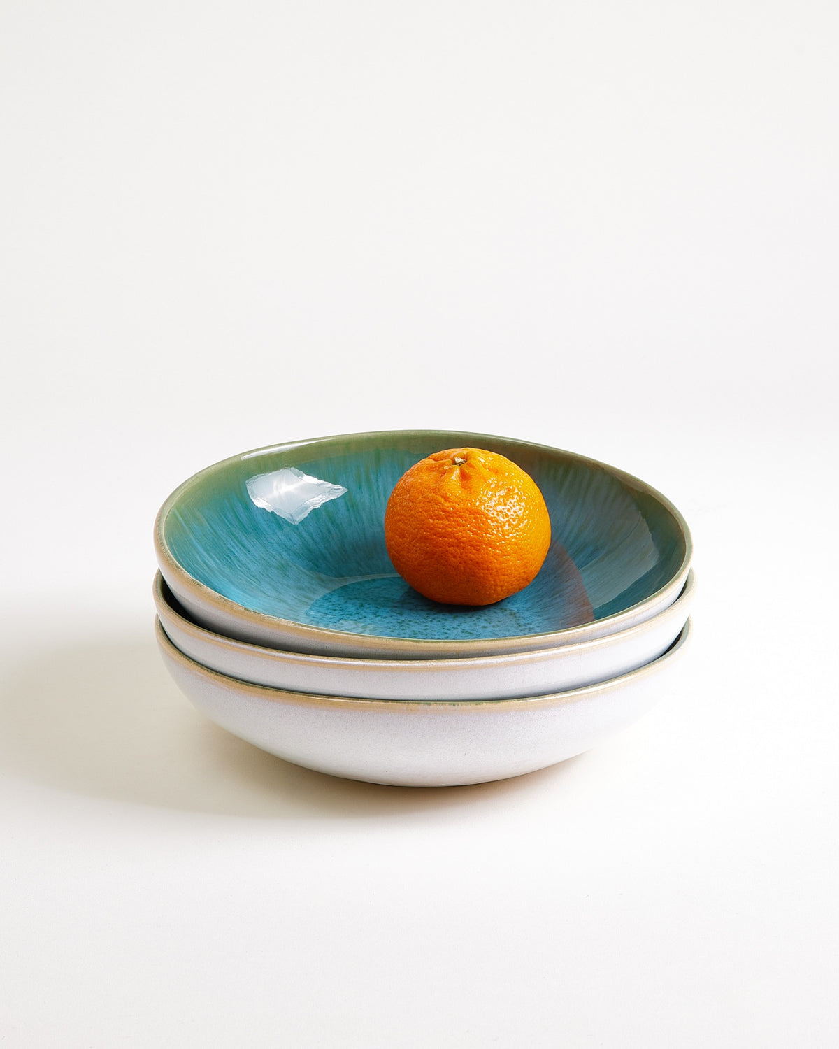 Areia - Pasta plate classic aqua
