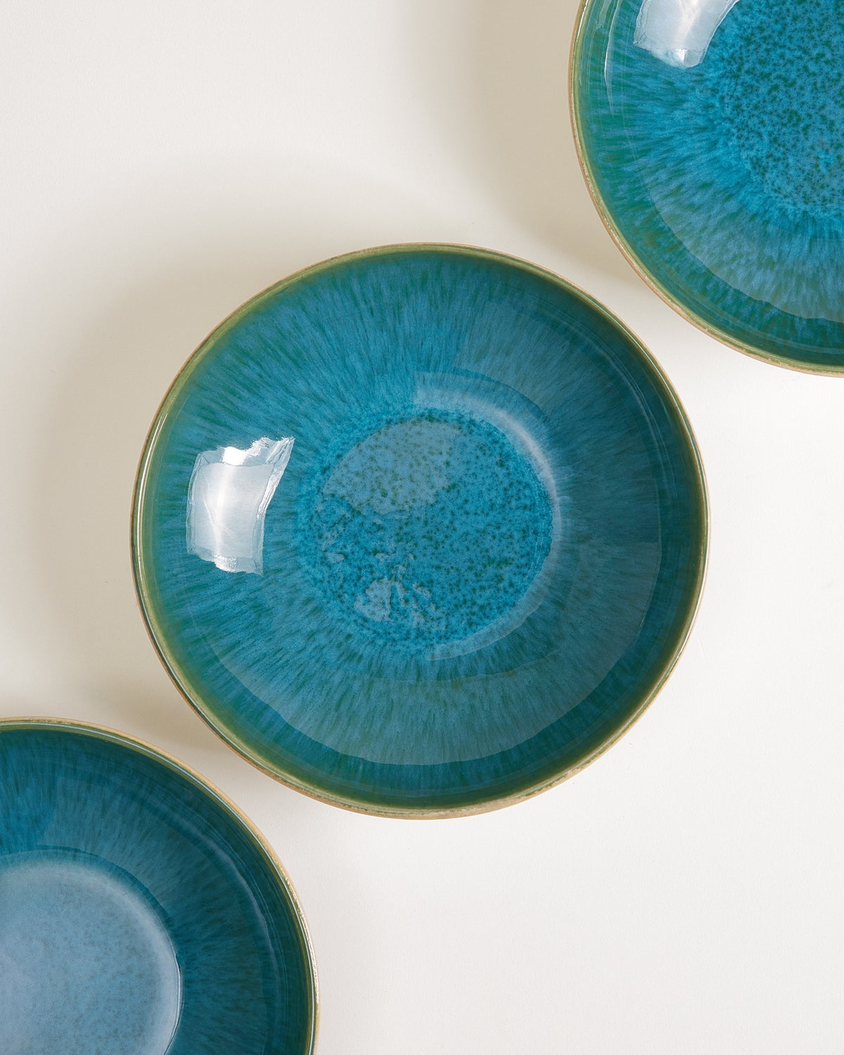 Areia - Pasta plate classic aqua