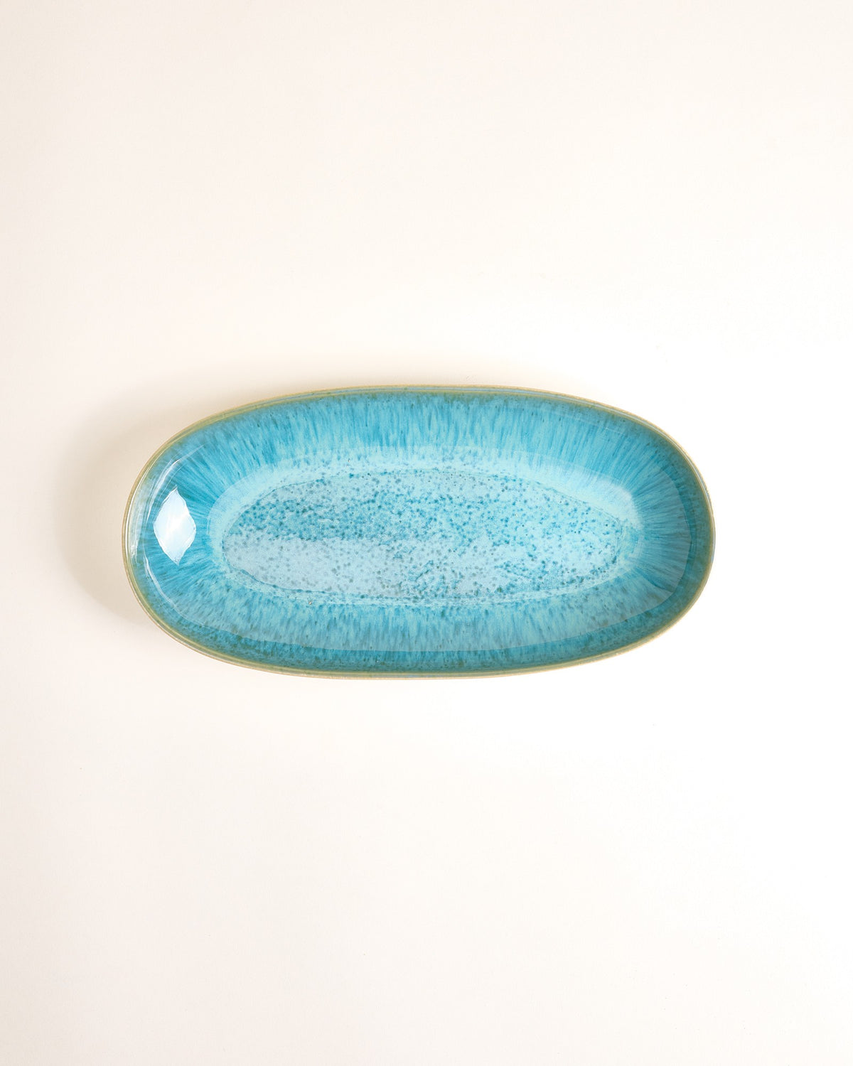 Areia - Serving platter L aqua